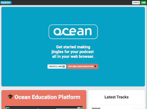 Homepage of Ocean Waves